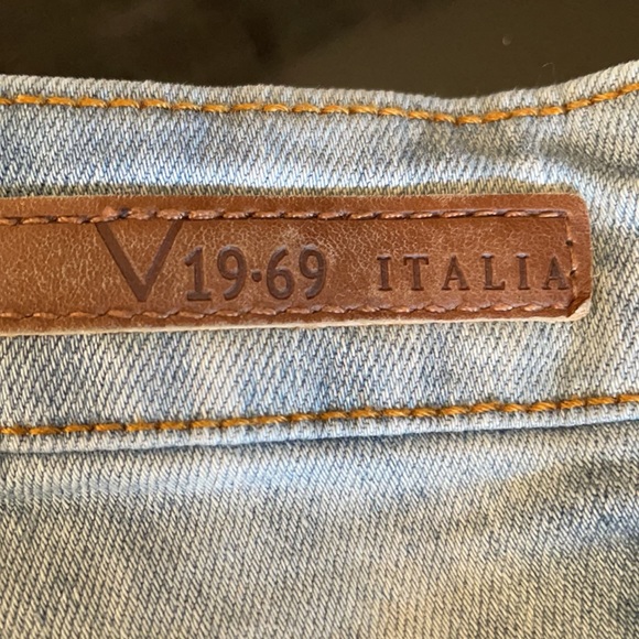 Versace V 1969 Italia blue distressed jean size 29 - Picture 6 of 6
